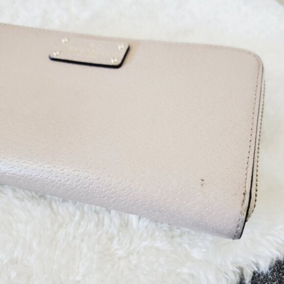 Kate Spade Cream Leather Zip Wallet - Picture 3 of 7